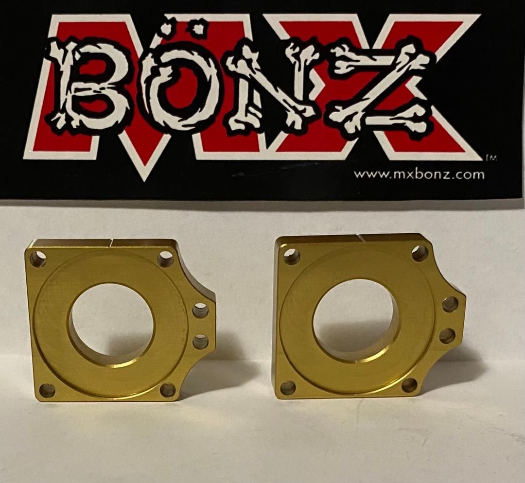 HONDA CRF150R 2007-2025 CRF150RB REAR WHEEL AXLE BLOCKS CRF CHAIN AXLE ADJUSTER