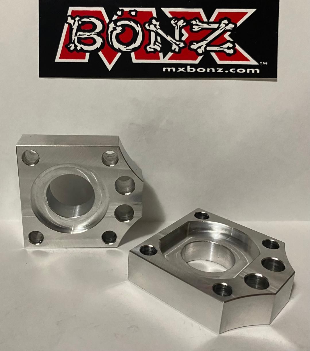 HONDA CR250R 1995-1996 CR125R 1995-1997 8mm OFFSET AXLE BLOCKS CHAIN ADJUSTER