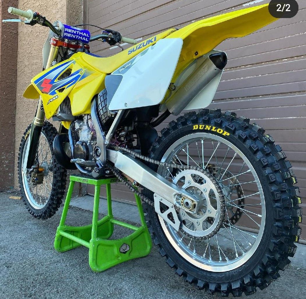 SUZUKI RM125 2000-2008 RM250 REAR WHEEL AXLE BLOCKS CHAIN ADJUSTER BLOCKS RM250