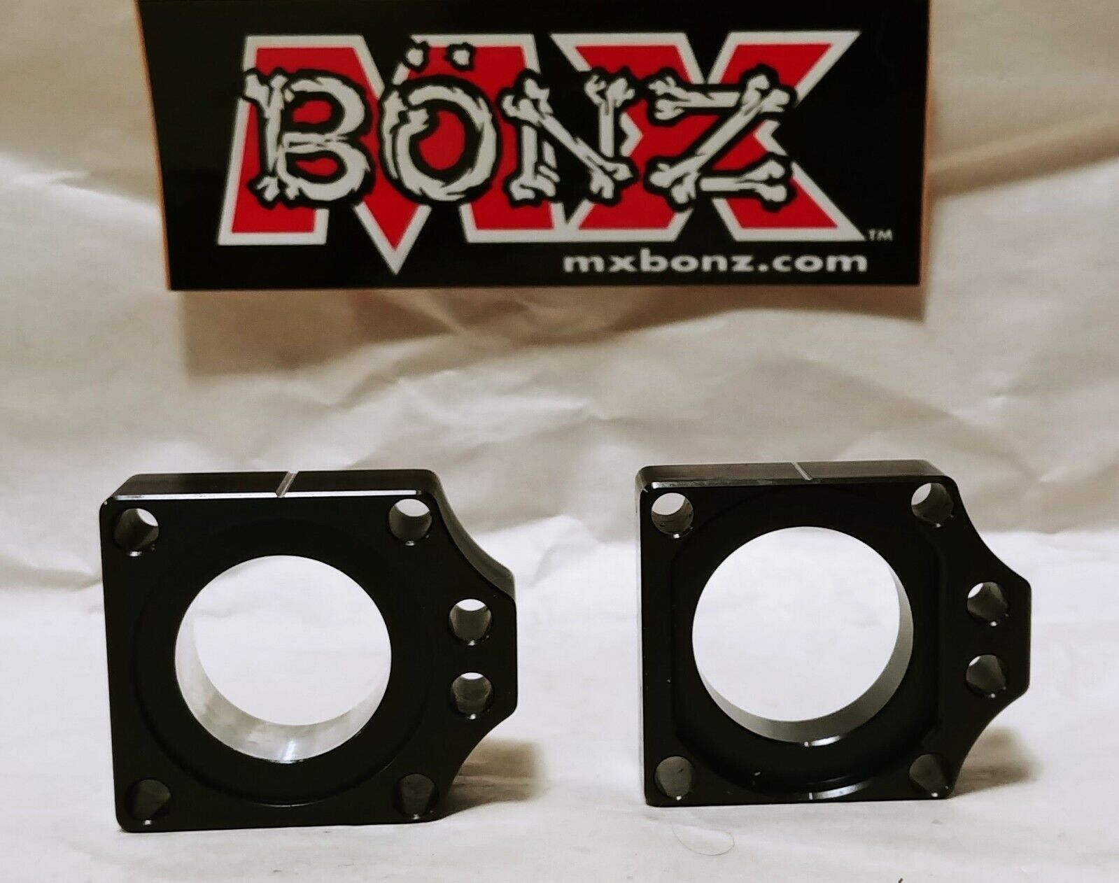 HONDA CR125R/250R CRF250/CRF450 2000-2025 REAR WHEEL AXLE BLOCKS CHAIN ADJUSTER