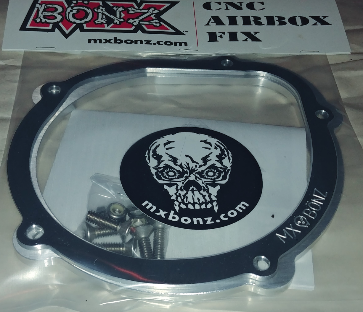 MX BONZ CNC AIR BOX FIX CR125/CR250 2002-2007 AIR BOX SEAL KIT CR125R / CR250R S