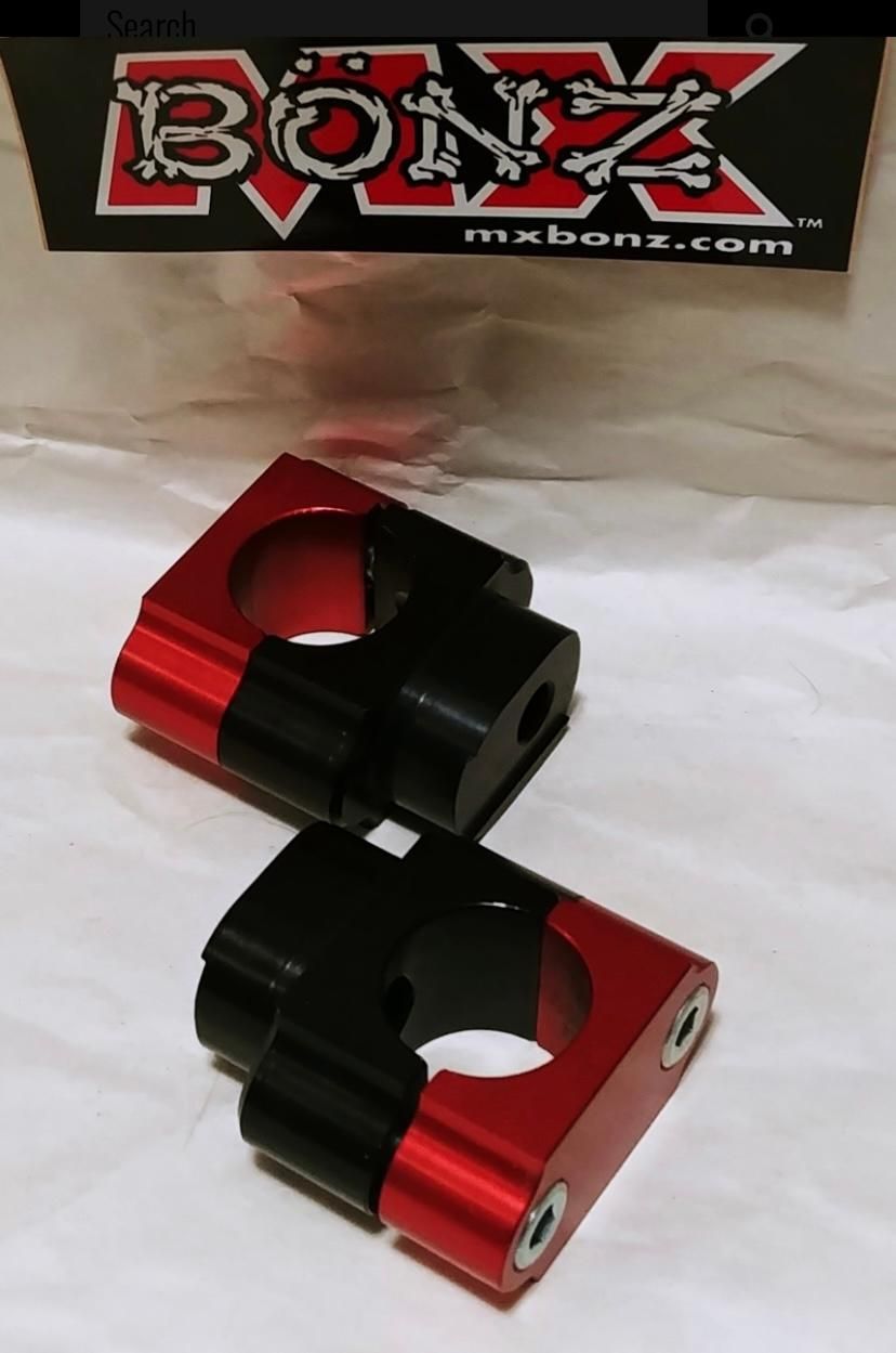 BAR MOUNTS KTM HUSQVARNA GAS GAS BETA 1998-2025  HANDLEBAR CLAMPS 28mm 1-1/8"