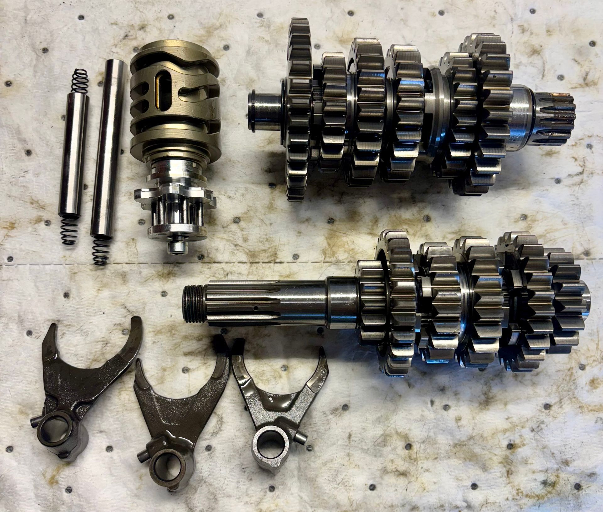 12-19 KTM 350 EXC-F Transmission OEM Tranny 6-Speed Husqvarna Fe Complete Set