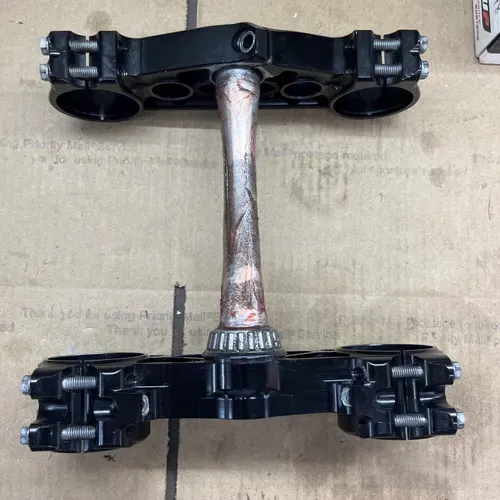 triple clamps ktm husqvarna cnc black oem sx fc xc fx 