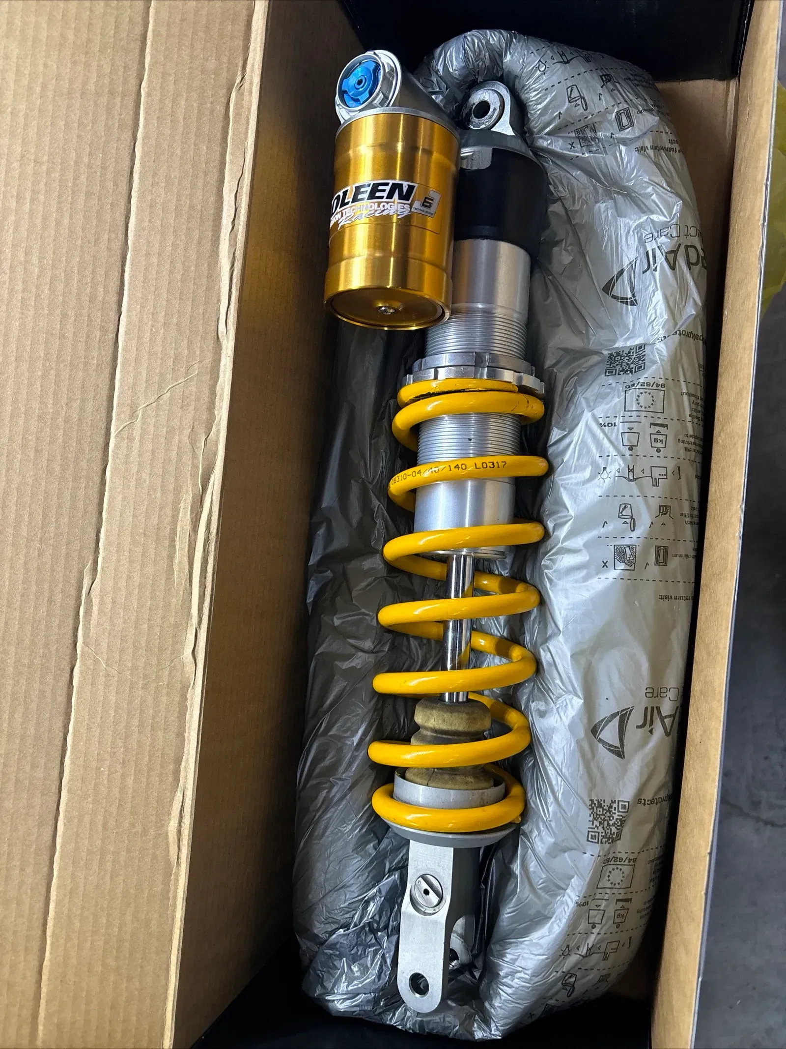 Ohlins rear shock Mx Sx Xc Tx Mc ktm gas gas husky 16-22 Ttx 250 300 350  450 501