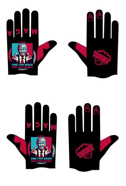 Crushed MX TRUMP Gloves - Size XL