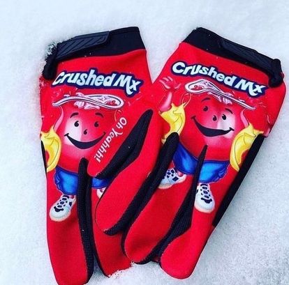 Crushed MX  Gloves - Size L