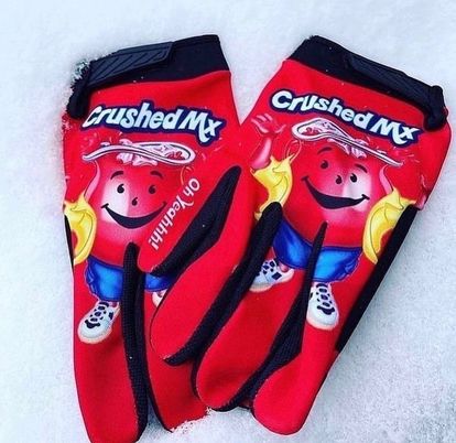 Crushed MX Gloves - Size S