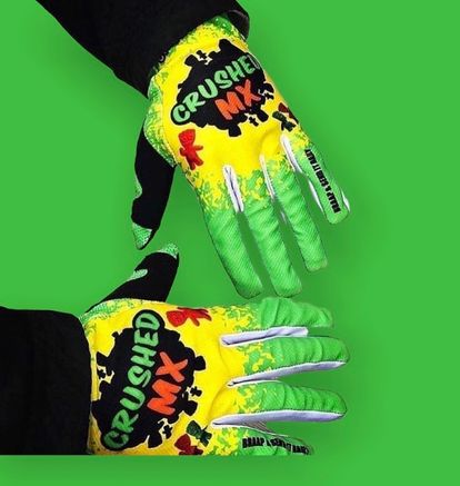 Crushed MX Gloves - Size M