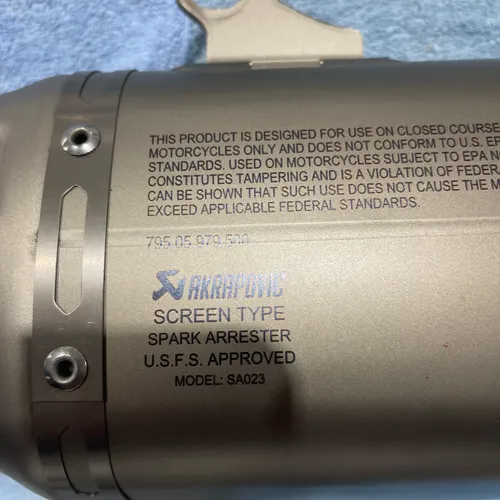 Akrapovic Silencer Exhaust KTM 250/450