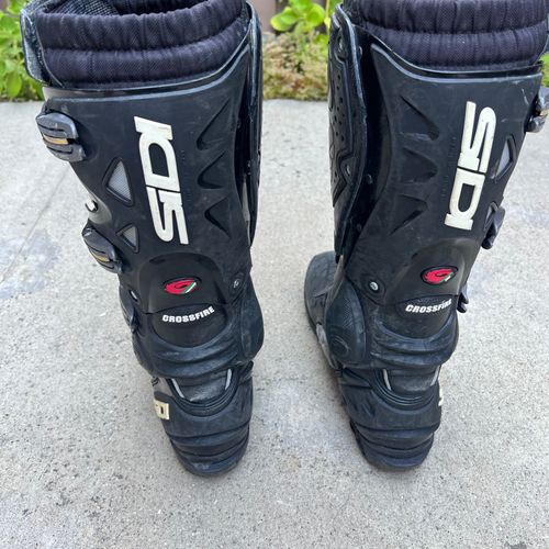Sidi Crossfire Motorcycle Boots, Size 12.5 47