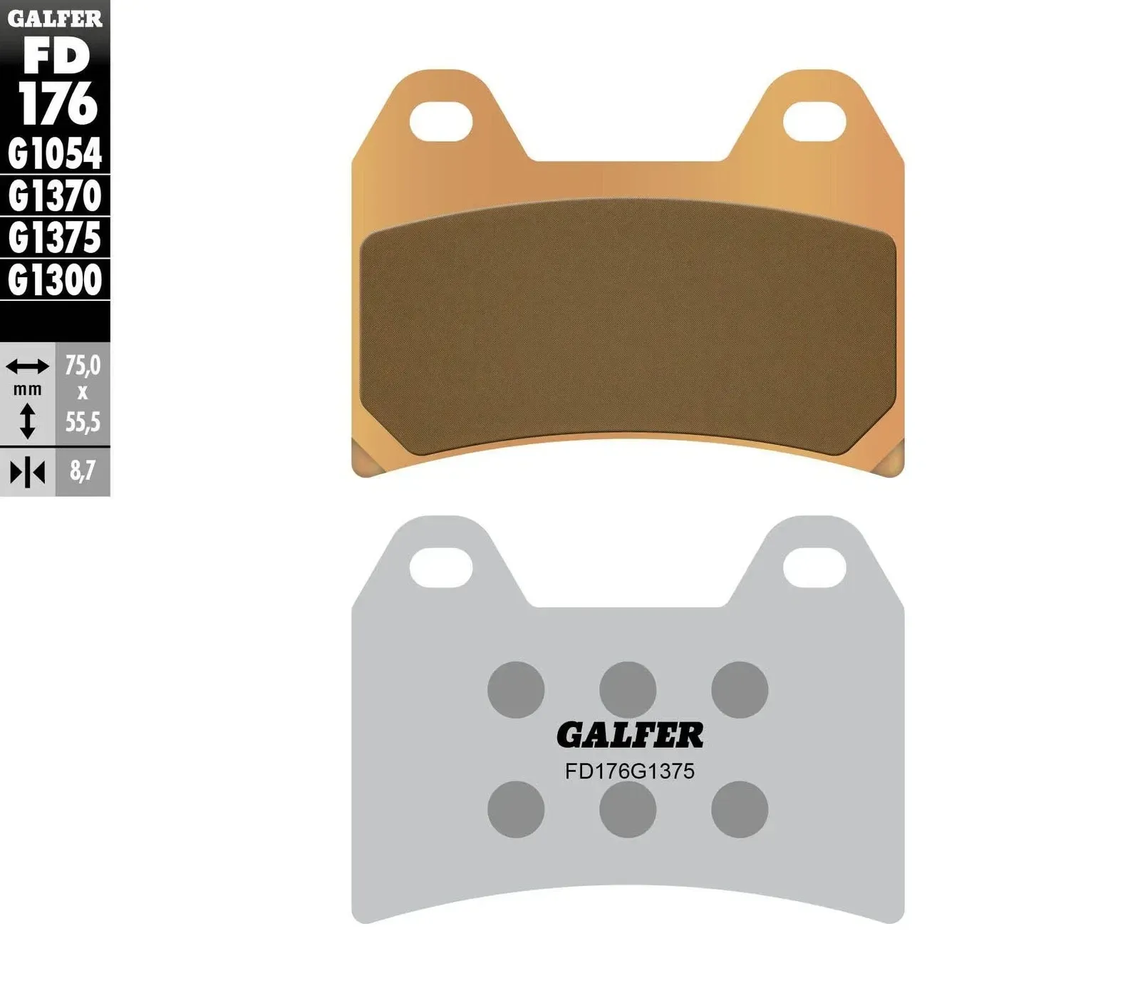 Galfer HH Sintered Brake Pads FD176G1375