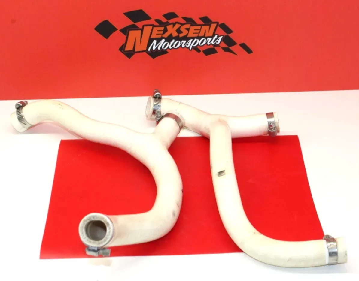 🏁 White Silicone Radiator Hose Pipe Set – Fits 2009 Honda CRF450R