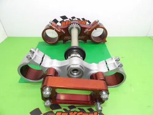 2012 Kawasaki KX250F Pro Circuit Triple Tree Clamp Assembly Upper Lower Set