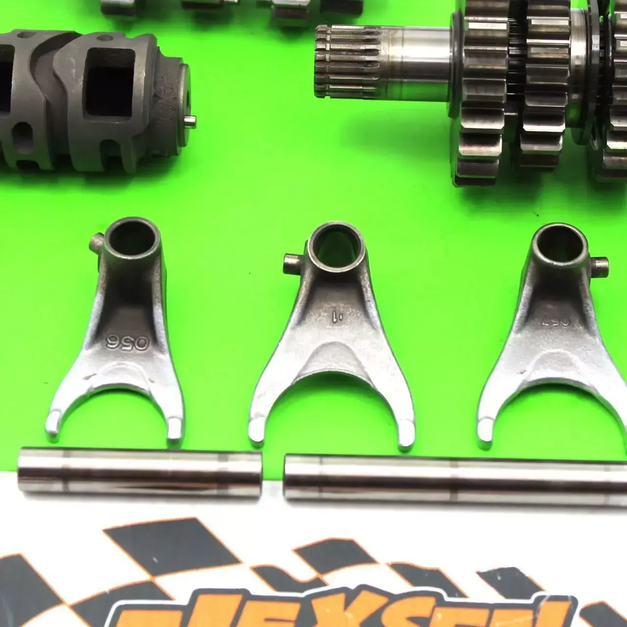 2009 Kawasaki Kx250f Engine Transmission Tranny Assembly Gears