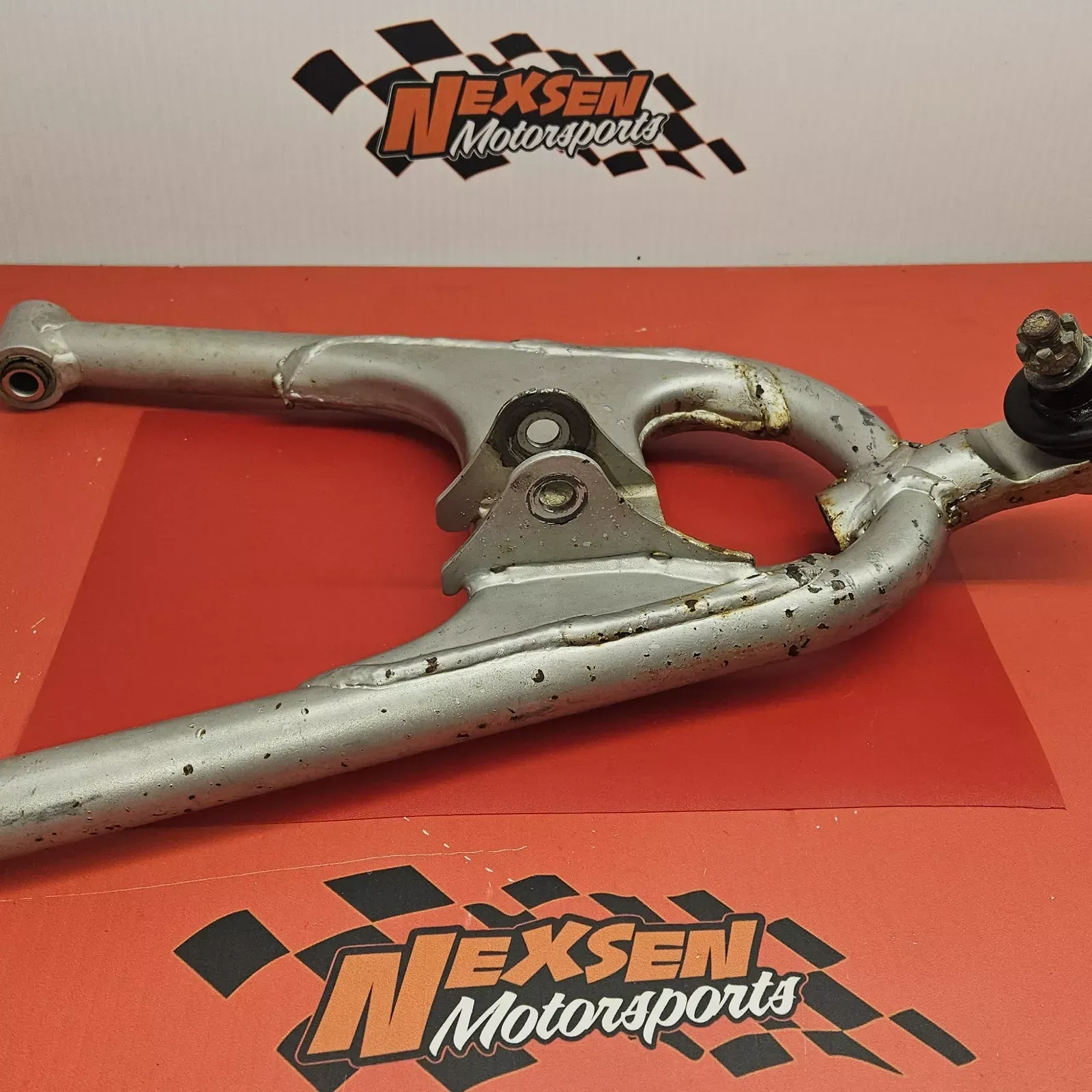 2008 Honda Trx450r Front Lower Left Control A Arm W Castle Nut