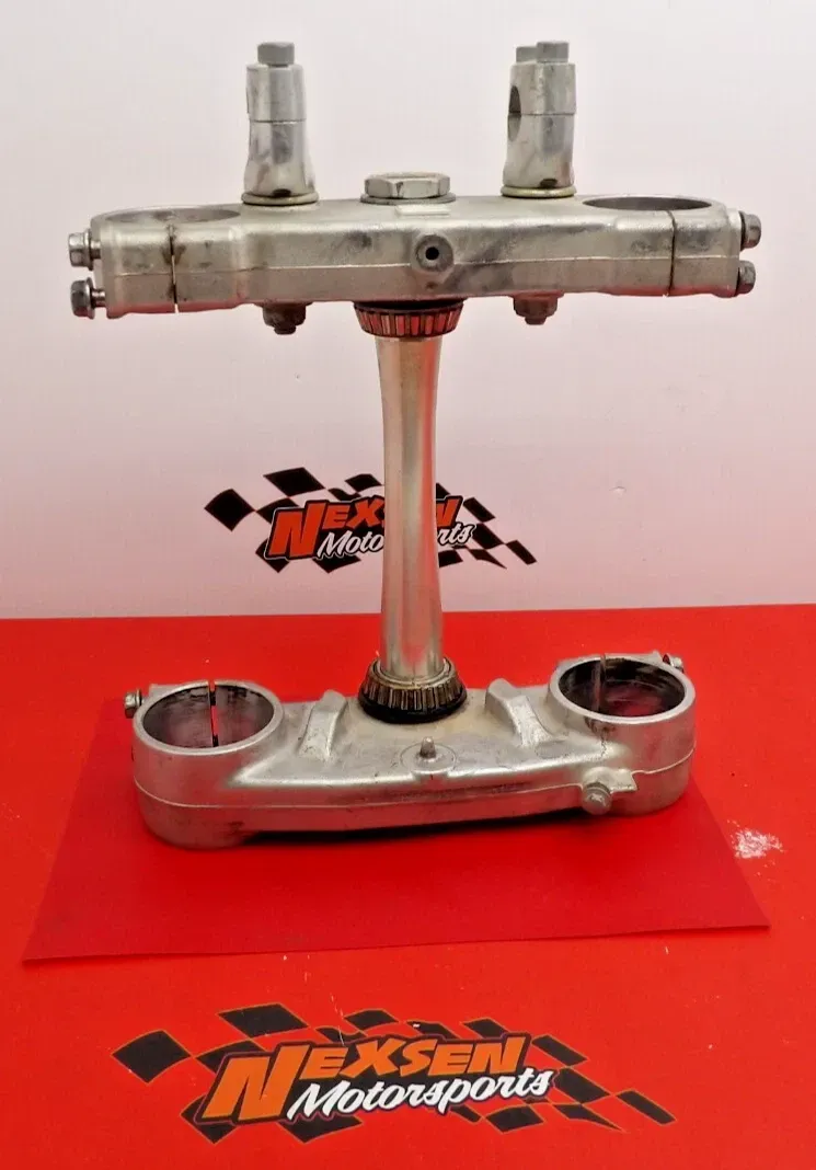 2001 Honda CR250R Triple Tree Clamps w/ Bar Mounts Complete Set