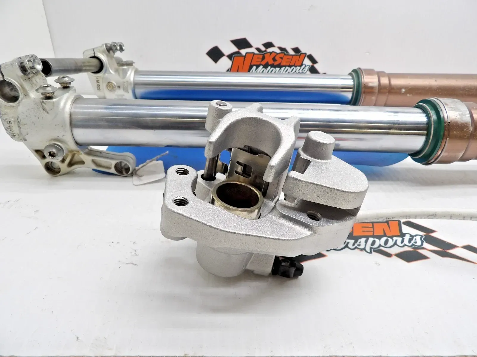 🔥2021 TM Racing MX-J112 Front End Fork Triple Tree Brake Assembly Set 72198🔥