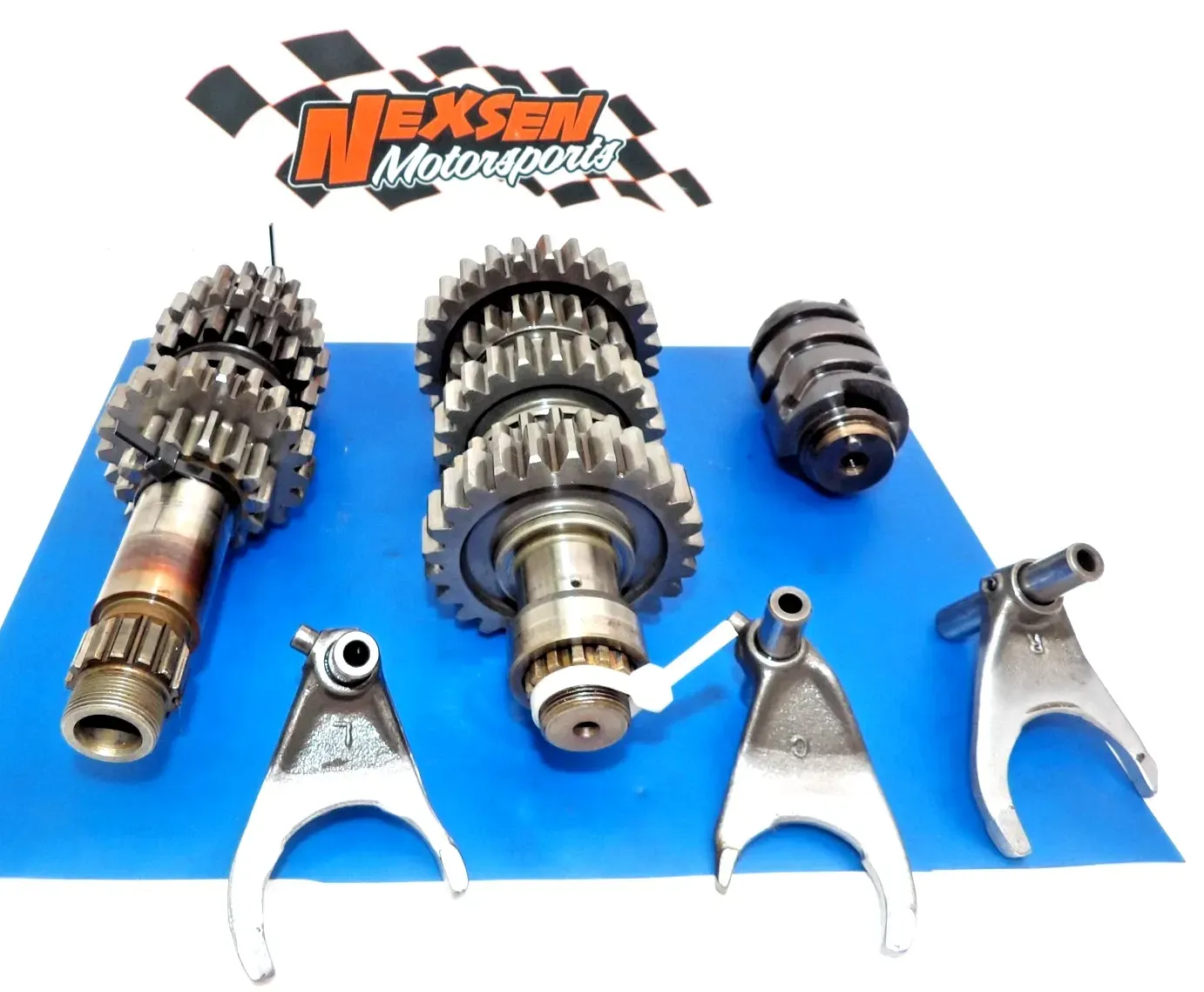 2000 Yamaha YZ250 Transmission Gears Shift Forks Drum Set 5BE-17411-00-00