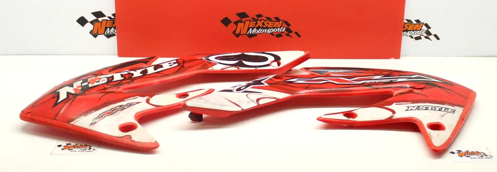 🏁 Radiator Shroud Set Plastics – Fits 2005 Honda CRF250R