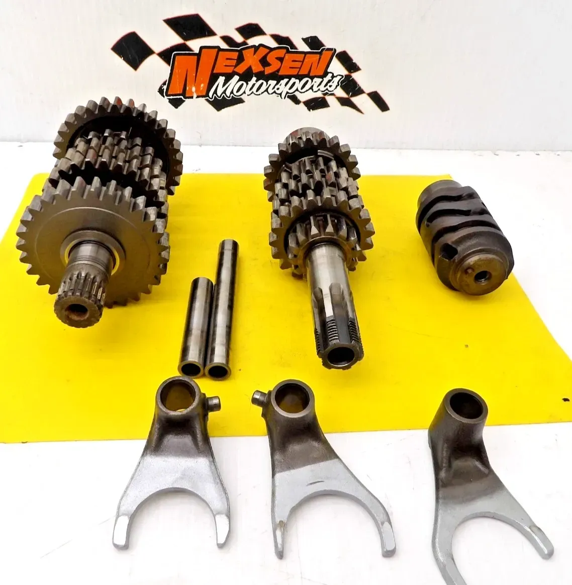 1996 Suzuki RM125 Transmission Complete Shift Drum Forks Gearbox 24121-43D00