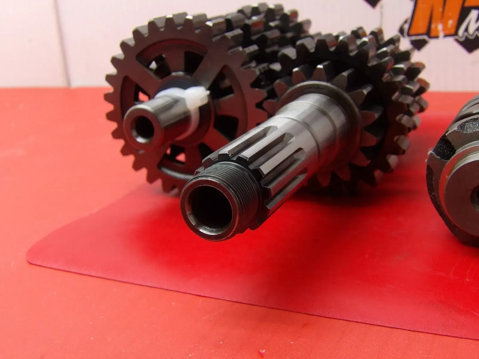 2005 Honda CRF450R Transmission Assembly Gears Shift Forks Drum 23210-MEN-A00