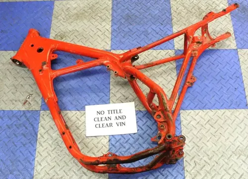 1982 Honda Cr480r Main Frame Chassis