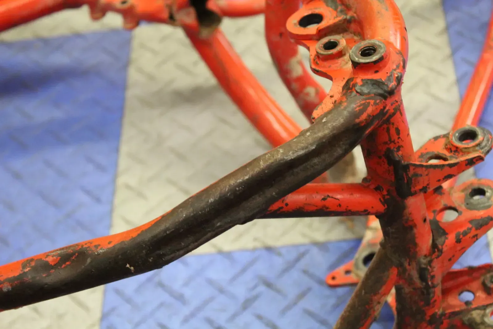 1982 Honda Cr480r Main Frame Chassis