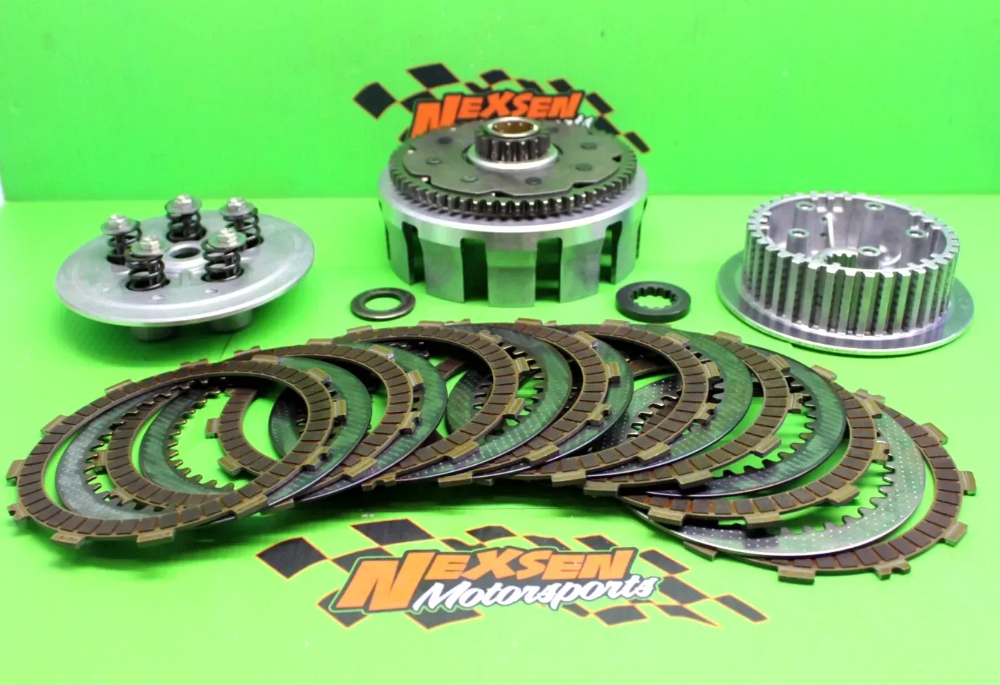 2014 Kawasaki Kx450f Complete Clutch Basket Hub Assembly