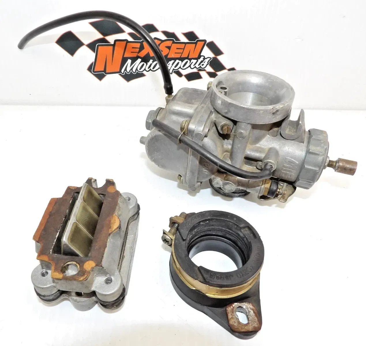 Mikuni VM30 Carb w/ Reed Block Intake Boot Dirtbike Vintage Performance Upgrade