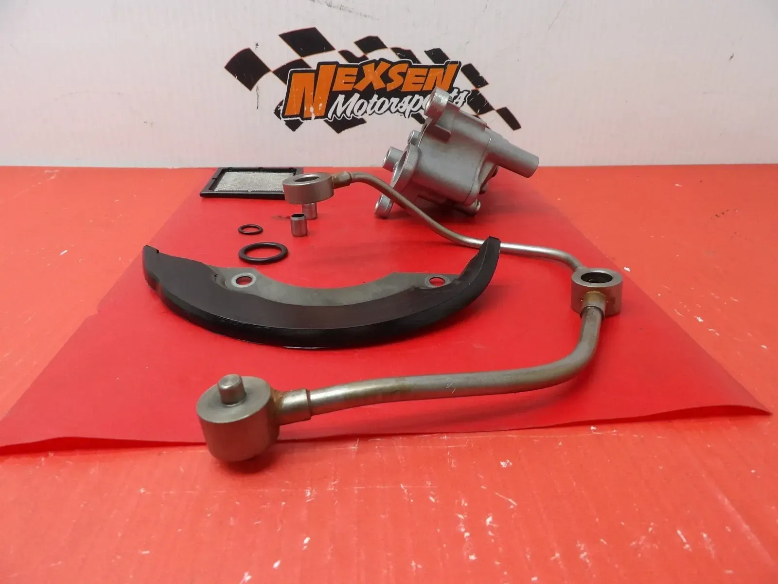 1985 Honda ATC250SX Oil Pump Pickup Screen Gear Assembly 15100-HA0-771
