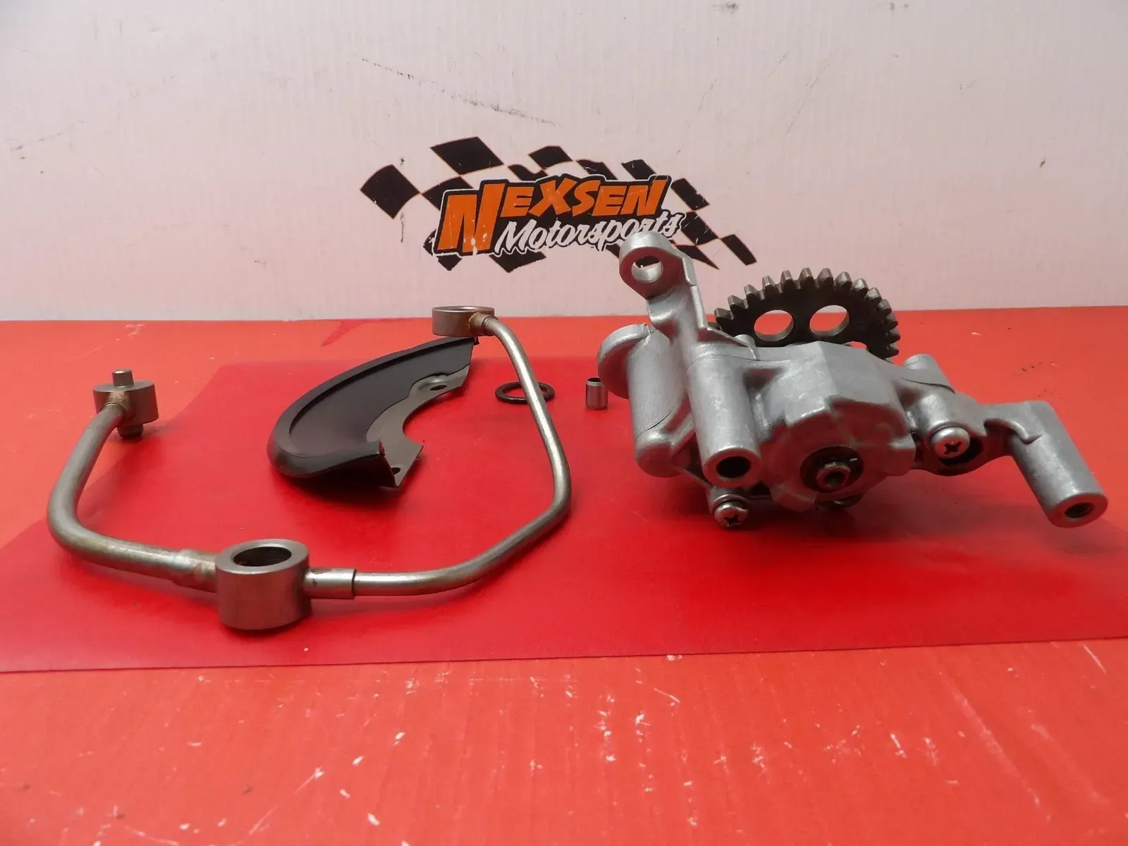 1985 Honda ATC250SX Oil Pump Pickup Screen Gear Assembly 15100-HA0-771