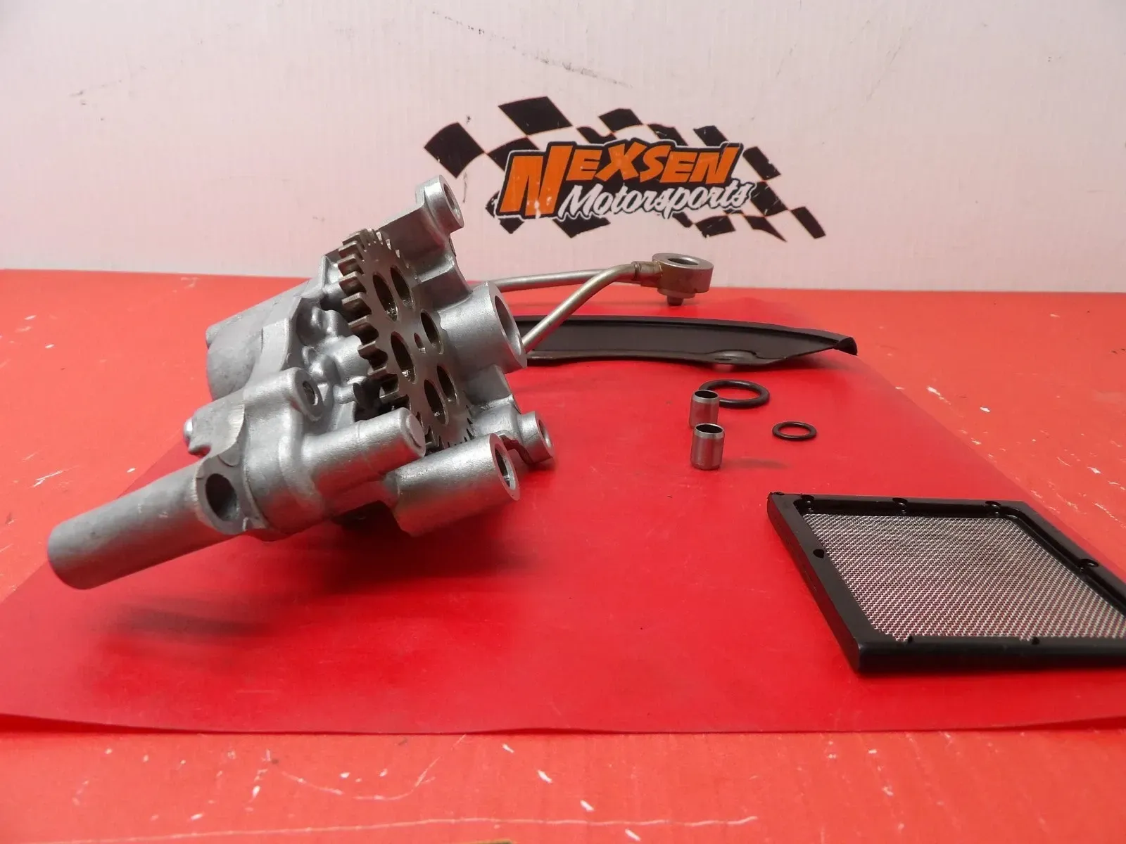 1985 Honda ATC250SX Oil Pump Pickup Screen Gear Assembly 15100-HA0-771