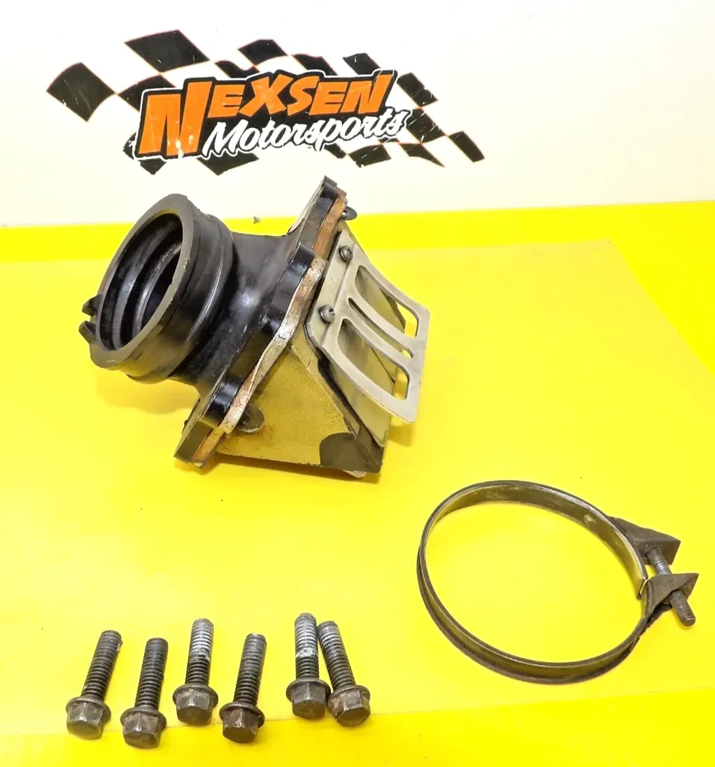 2001 Suzuki RM250 Reed Valve Block Intake Carb Boot Manifold 13150-37E11