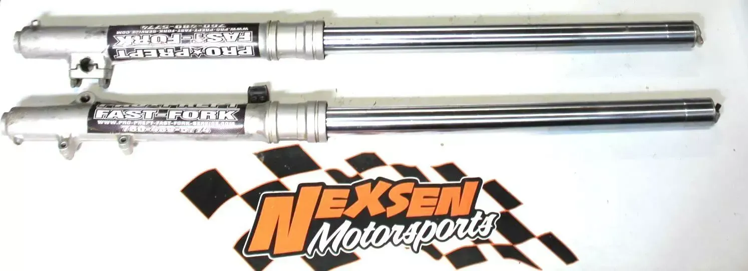 1987 Yamaha Yz250 Right Left Front Suspension Forks Shocks Set