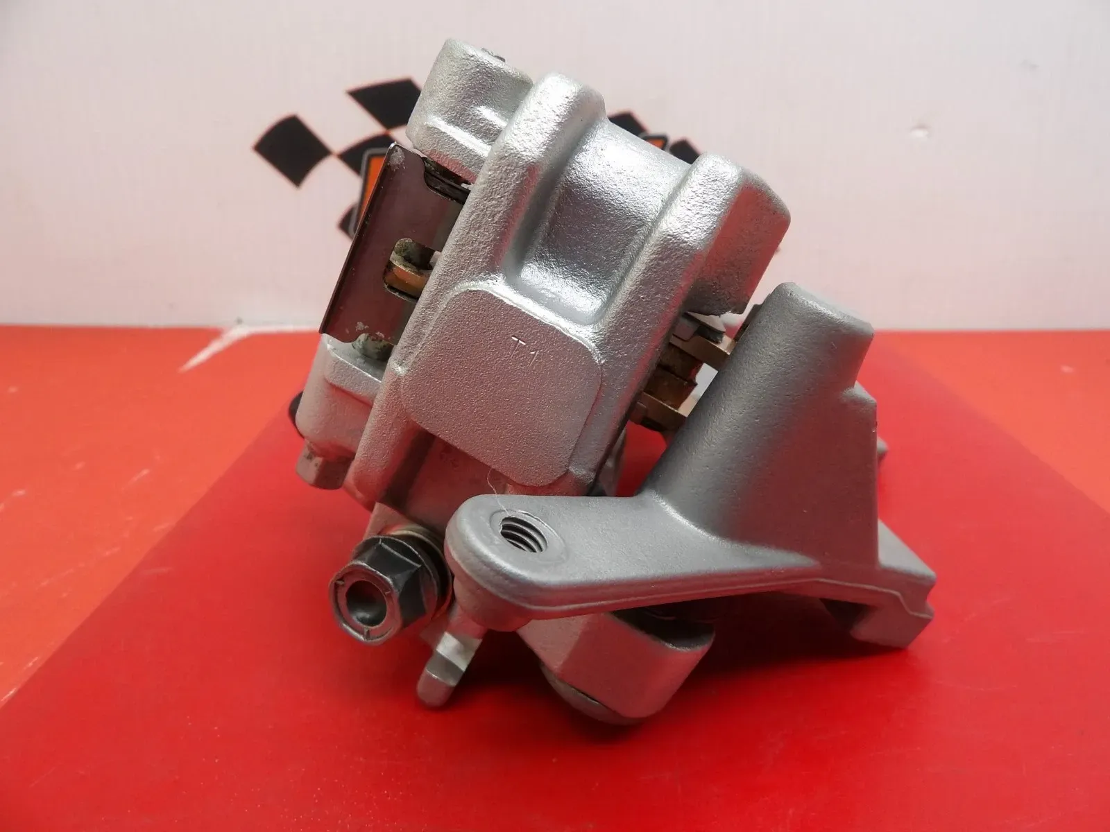 2005 Honda CRF450R Rear Back Brake Caliper Bracket Assembly 43150-KRN-711