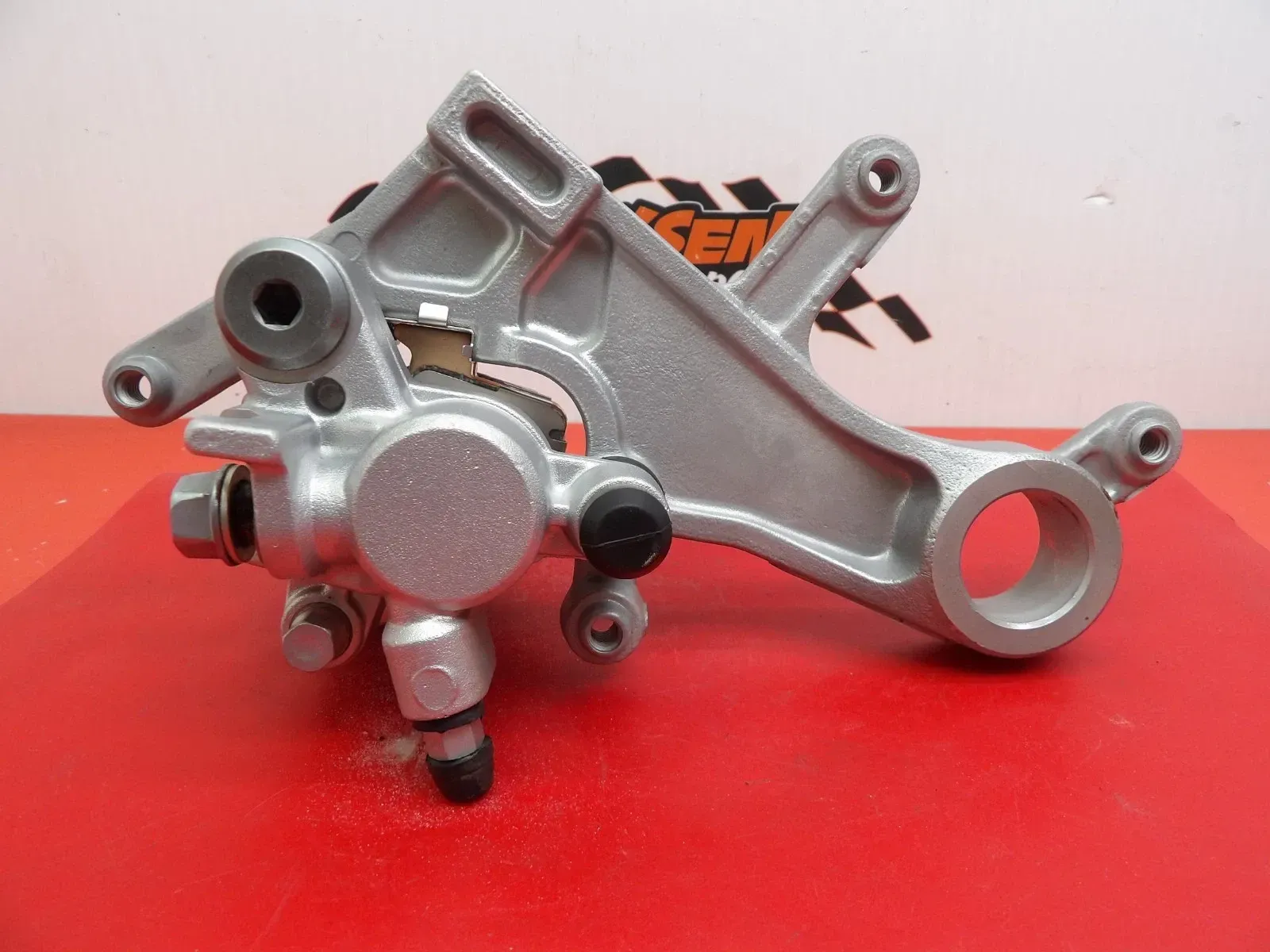 2005 Honda CRF450R Rear Back Brake Caliper Bracket Assembly 43150-KRN-711