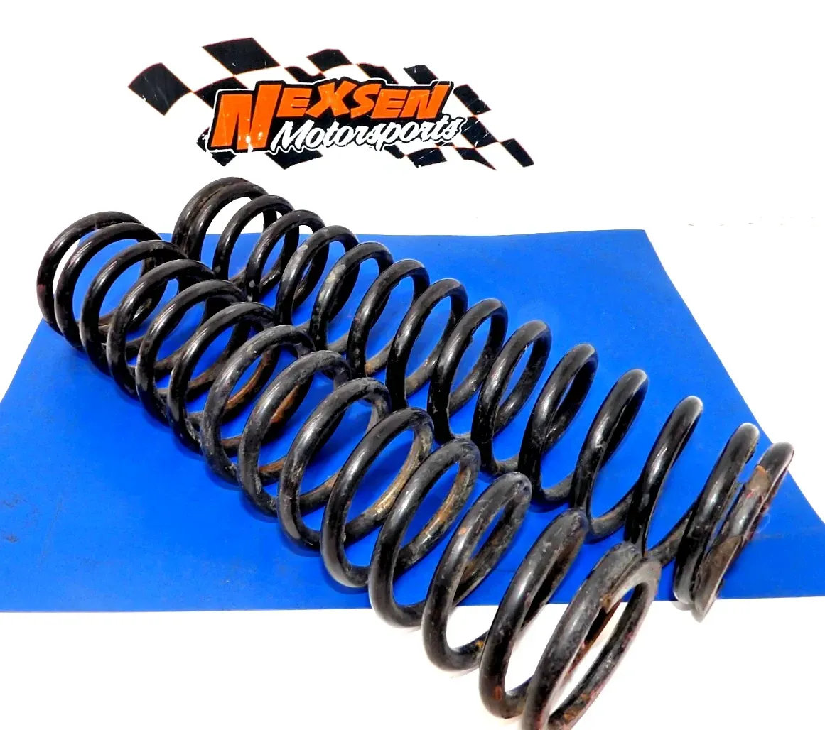 🏁 Vintage Rear Shock Spring Set Black 9.375in – Fits Bultaco Alpina
