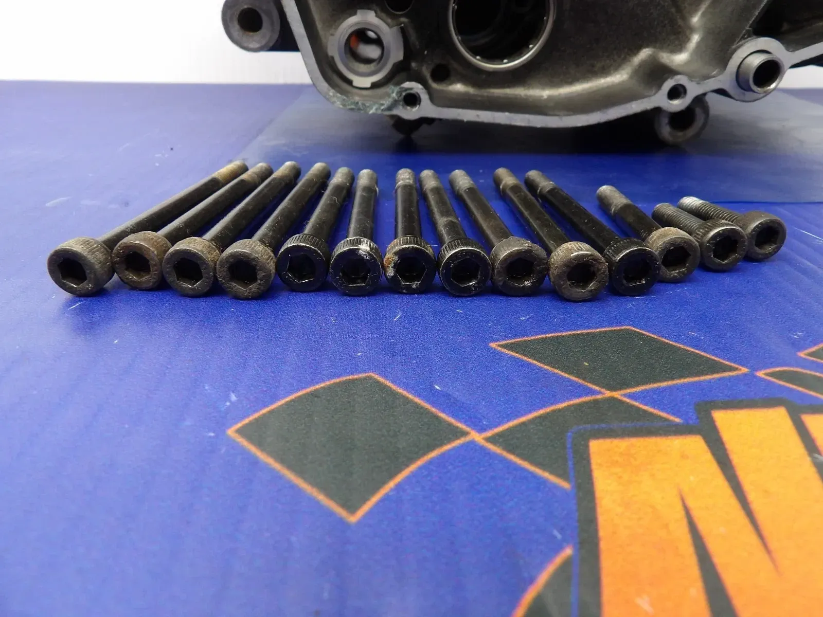 1979 Yamaha YZ400F Engine Motor Crankcase Crank Case Set Pair