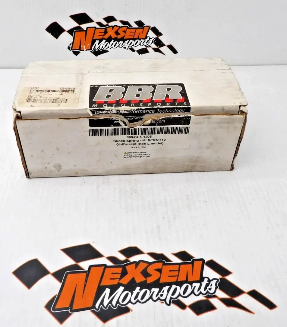 BBR Shock Spring Red for Kawasaki KLX110 Suzuki DRZ110 660-KLX-1205