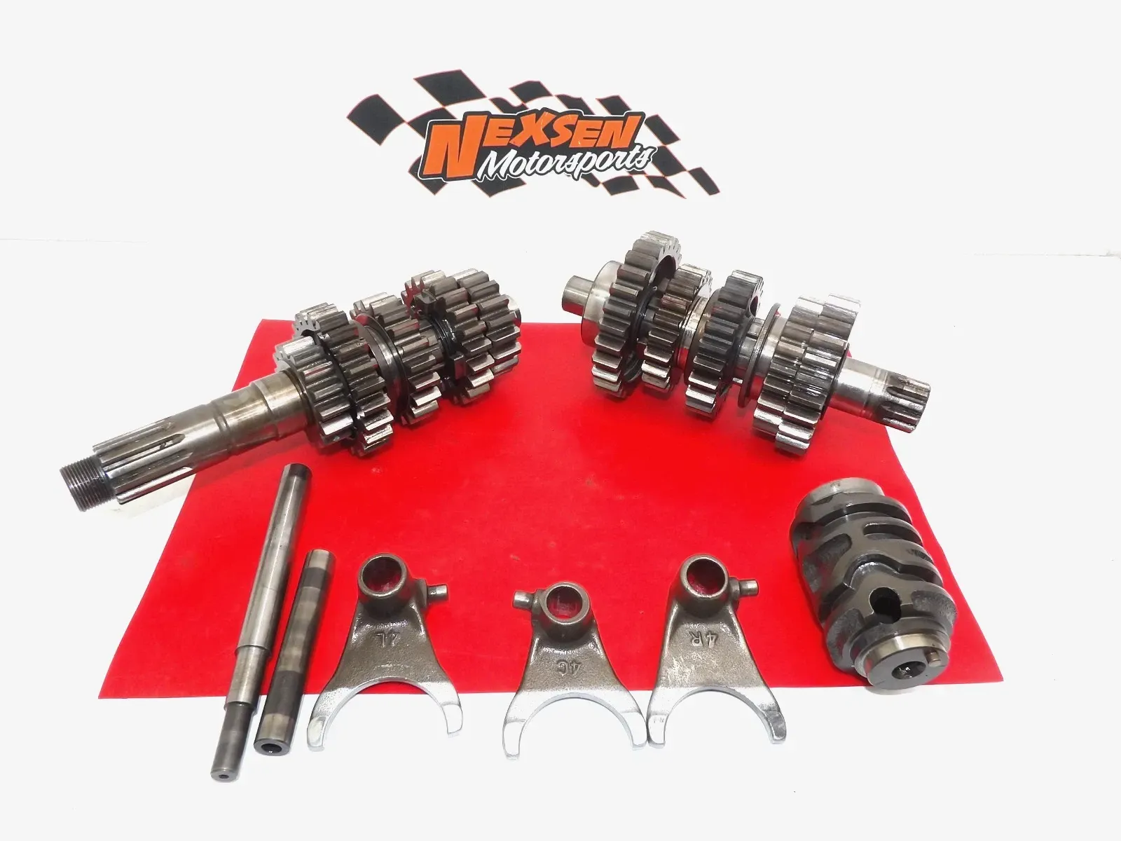 1986 Honda CR250R Complete Transmission W Drum & Shift Forks