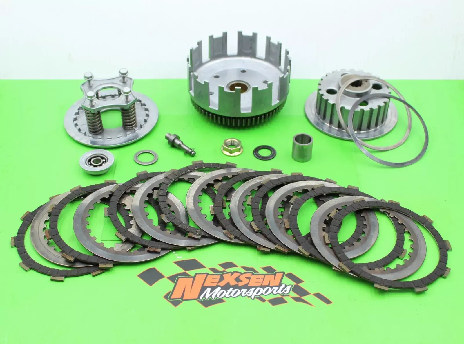 1995 Kawasaki Kdx200 Clutch Complete W Plates Basket Hub