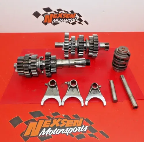 2001 Honda CR250R Transmission Gear Set w/ Shift Drum