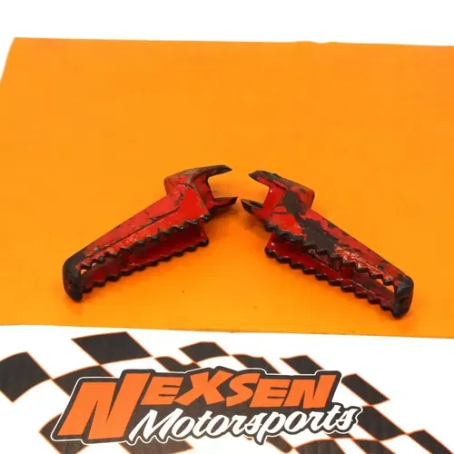 1985 Ktm 125 MX Left Right Foot Rests Pegs Set