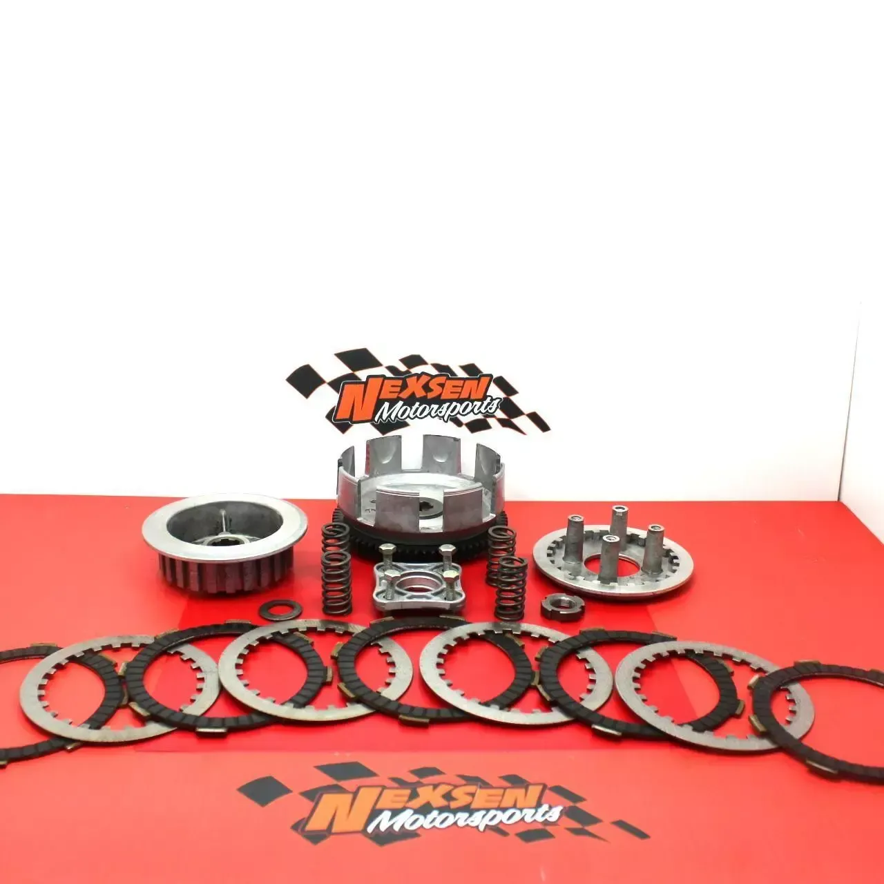 1983 Honda XL185S Complete Clutch W Plates Basket Hub - Genuine Original