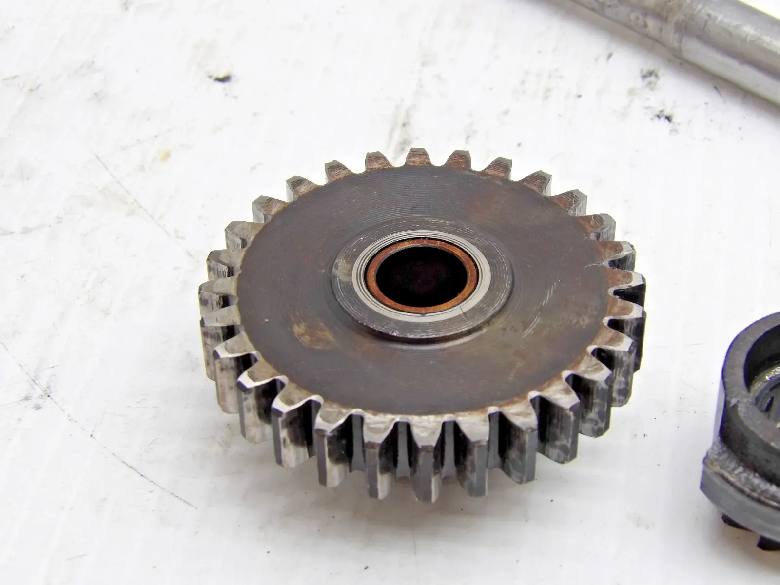 🏁 Kickstart Shaft Gear Assembly w Spring – Fits 1972 Bultaco Alpina 175
