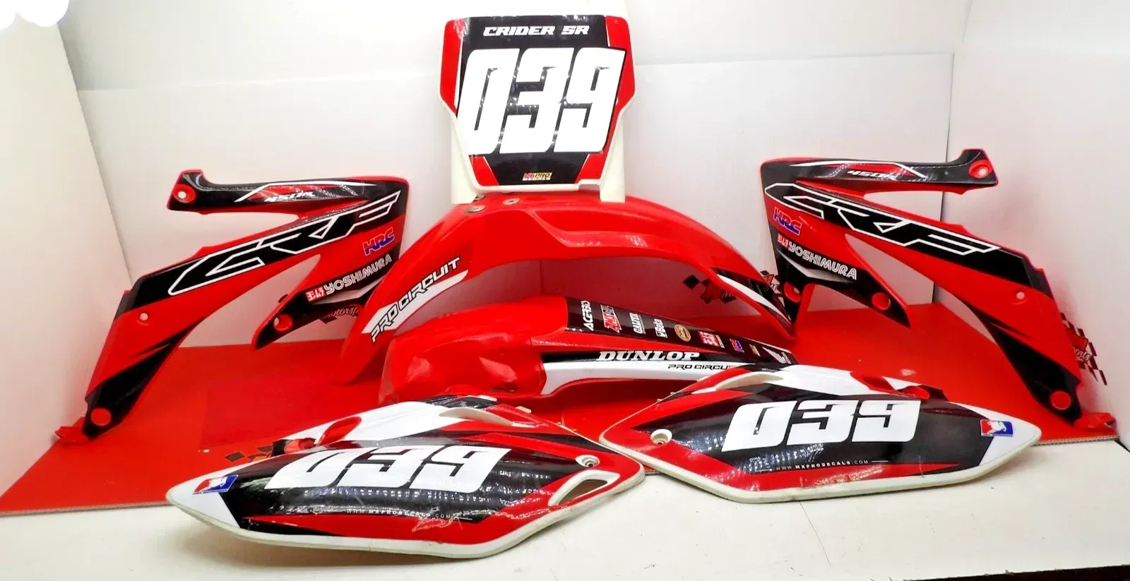🏁 Complete Plastics Kit – Fits 2007 Honda CRF450R