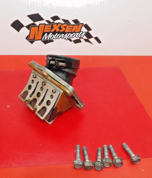 1986 Honda CR250R Reed Block Intake Assembly 14100-KS7-003