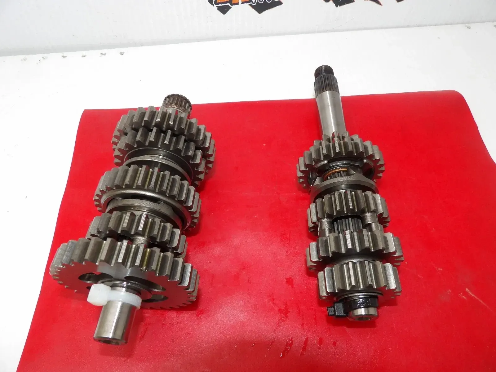 2007 Honda CRF150R Transmission Assembly Gears Shift Forks Drum 23210-KSE-670