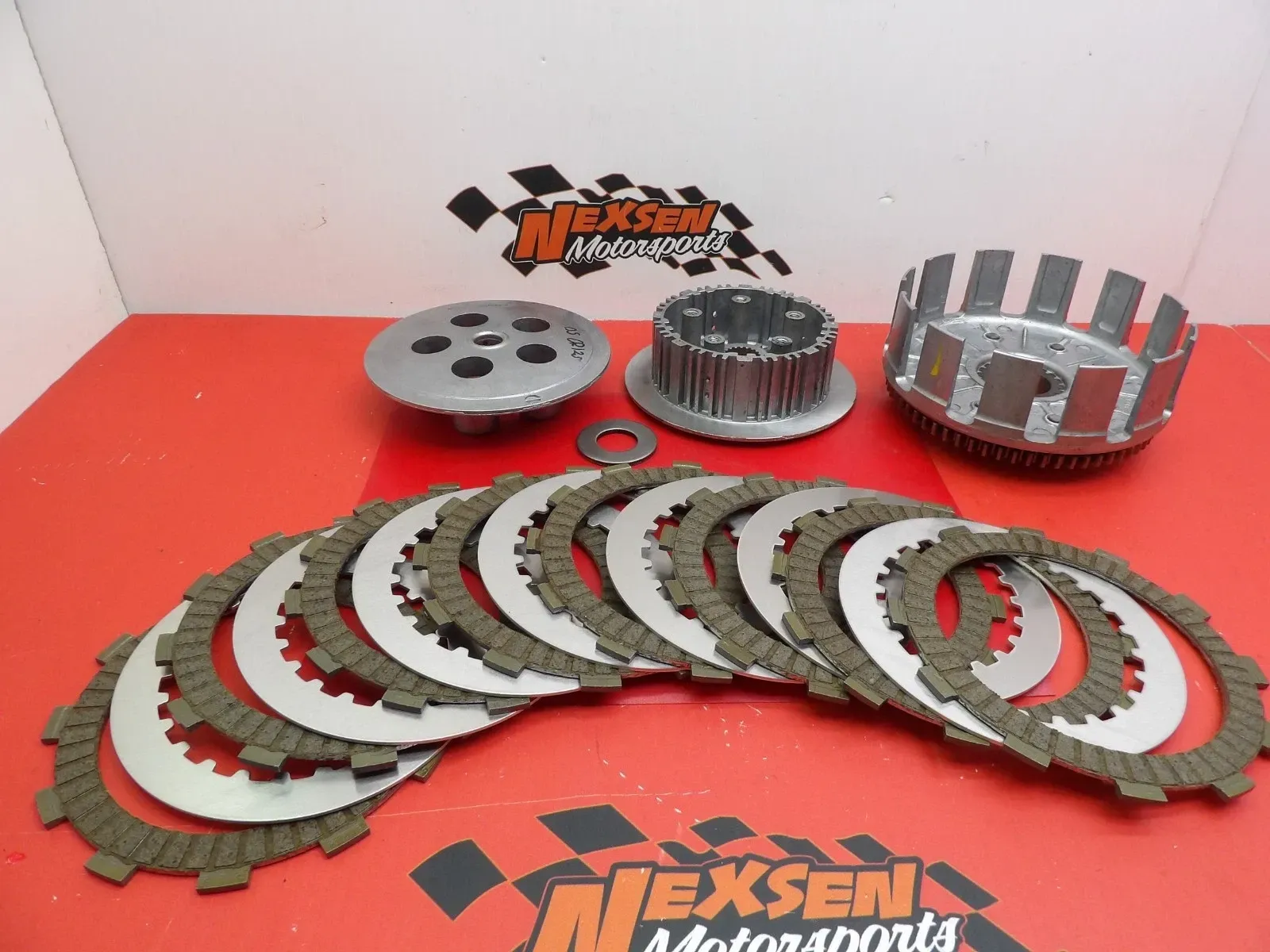 2005 Honda CR125R Clutch Basket Plates Hub Assembly 22100-KZ4-L30